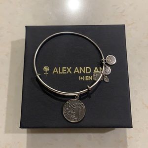 Because I Love You Silver Alex & Ani Bracelet